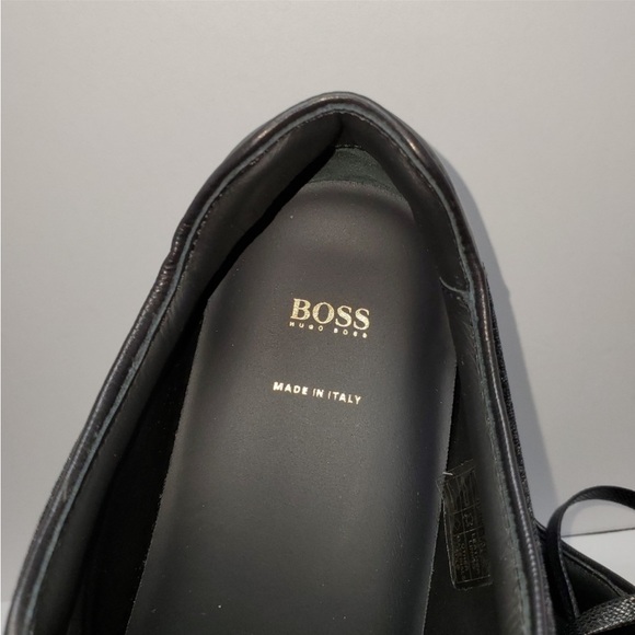 BOSS Hugo Boss NWOB Black Velvet Sneakers size 39 - Picture 4 of 7
